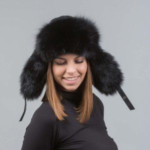 Original Russian Black Fur Hat
